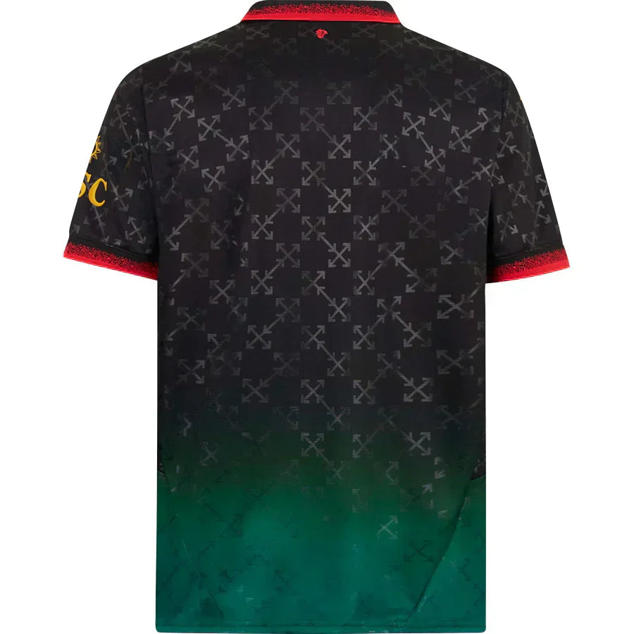 AC Milan 25/26 Edição Comemorativa Camisa - Preta - Versão Torcedor