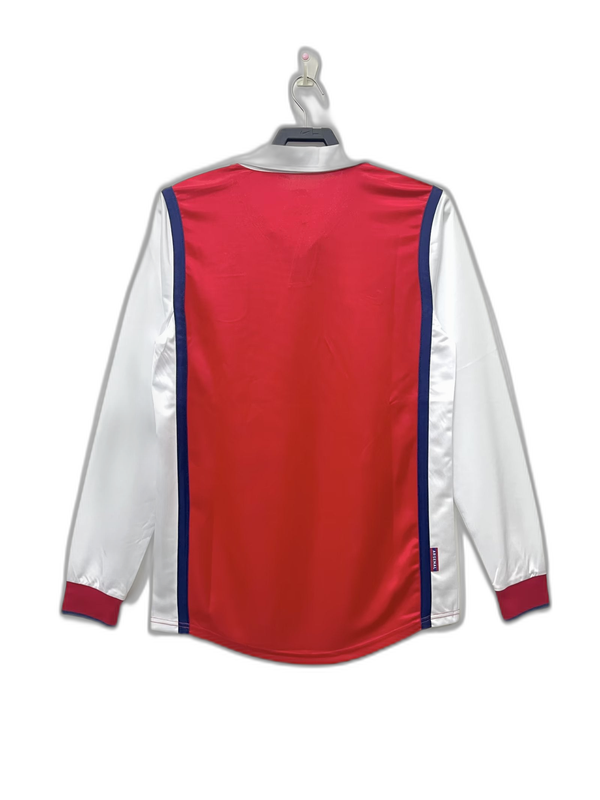 Arsenal 1998 I Home Camisa - Manga Longa Versão Retrô