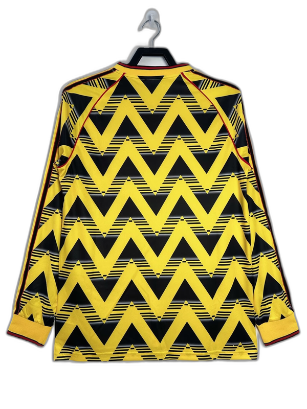 Arsenal 91/93 II Away Camisa - Manga Longa Versão Retrô