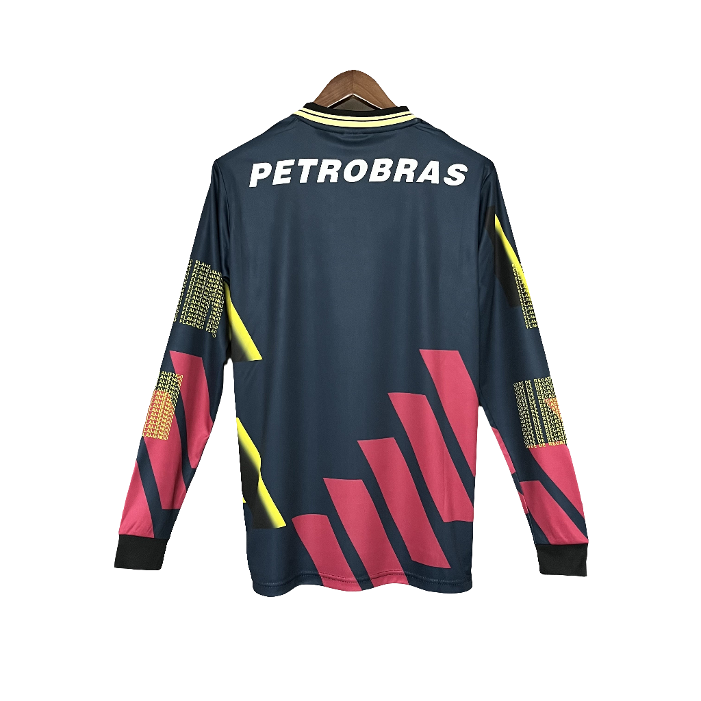 Flamengo 1997 Camisa de Goleiro - Manga Longa Versão Retrô