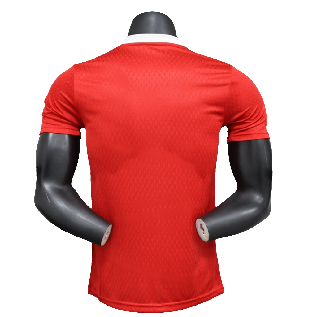 Arsenal 25/26 Camisa Pré-Jogo - Vermelha - Versão Jogador