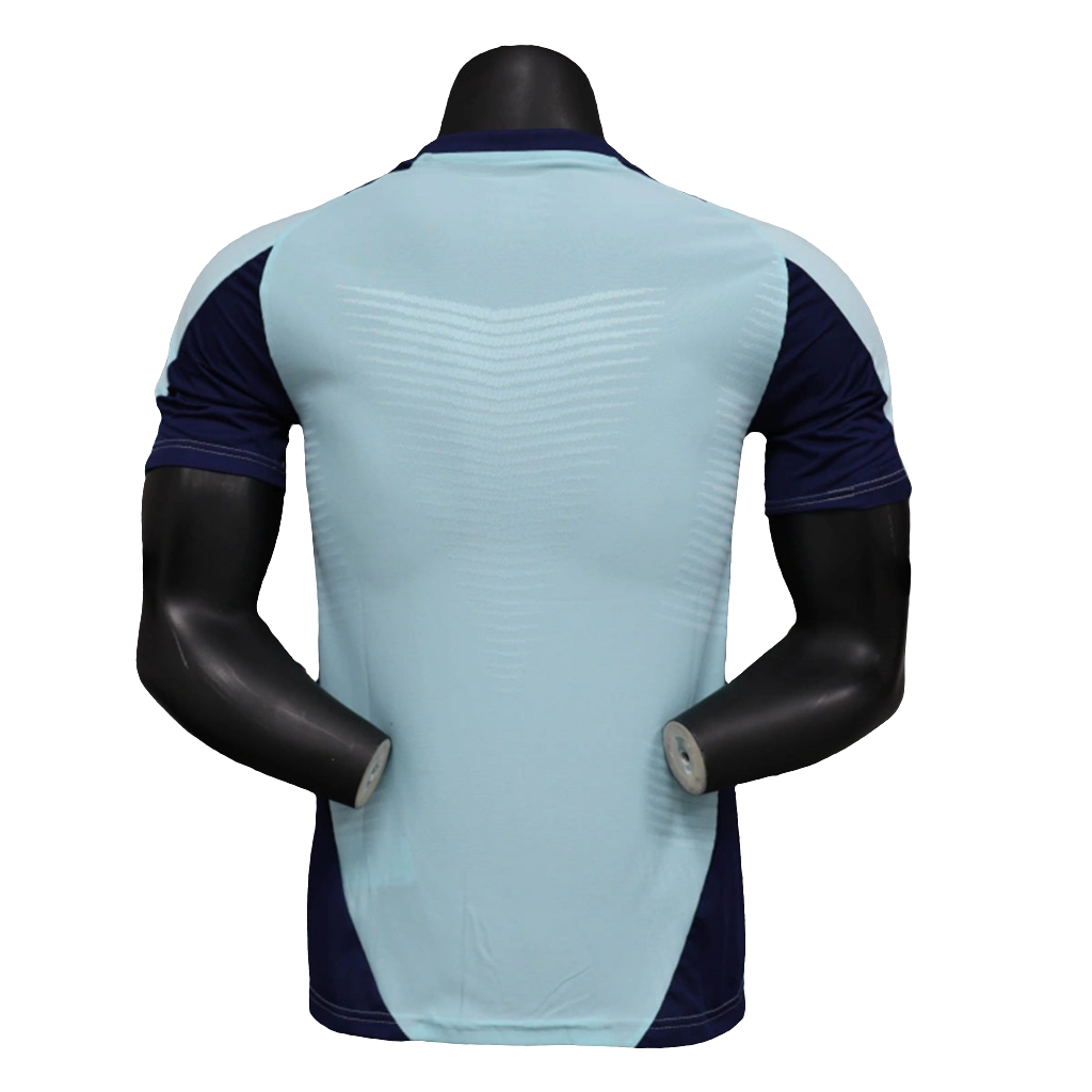 Arsenal 24/25 Camisa Pré-Jogo - Light Azul - Versão Jogador