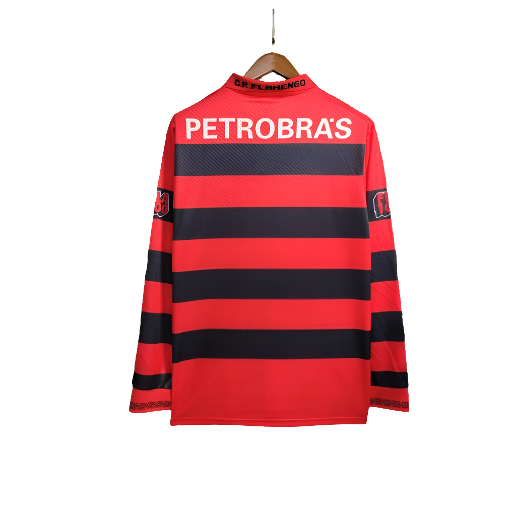 Flamengo 94/95 I Home Camisa - Manga Longa Versão Retrô