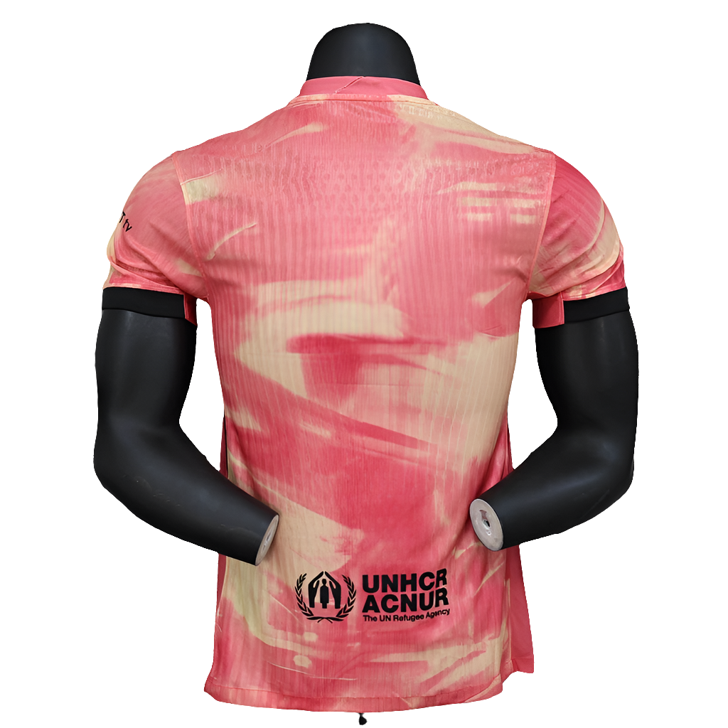 Barcelona 25/26 Edição Especial Camisa - Rosa - Versão Jogador
