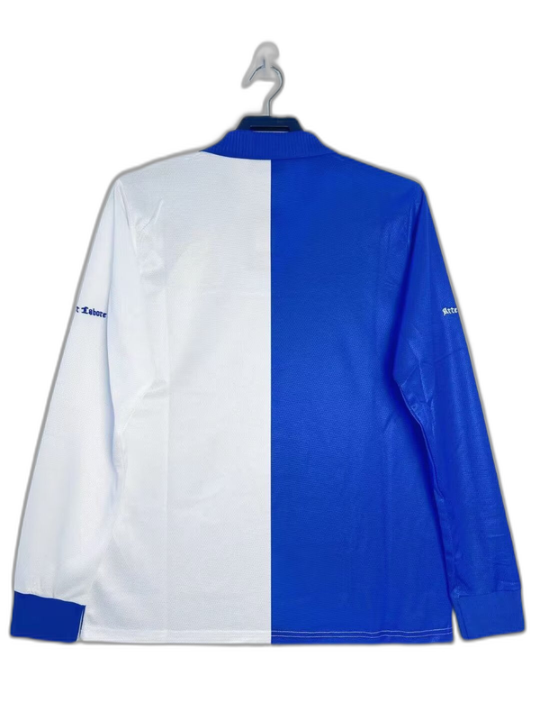 Blackburn Rovers 94/95 I Home Camisa - Manga Longa Versão Retrô