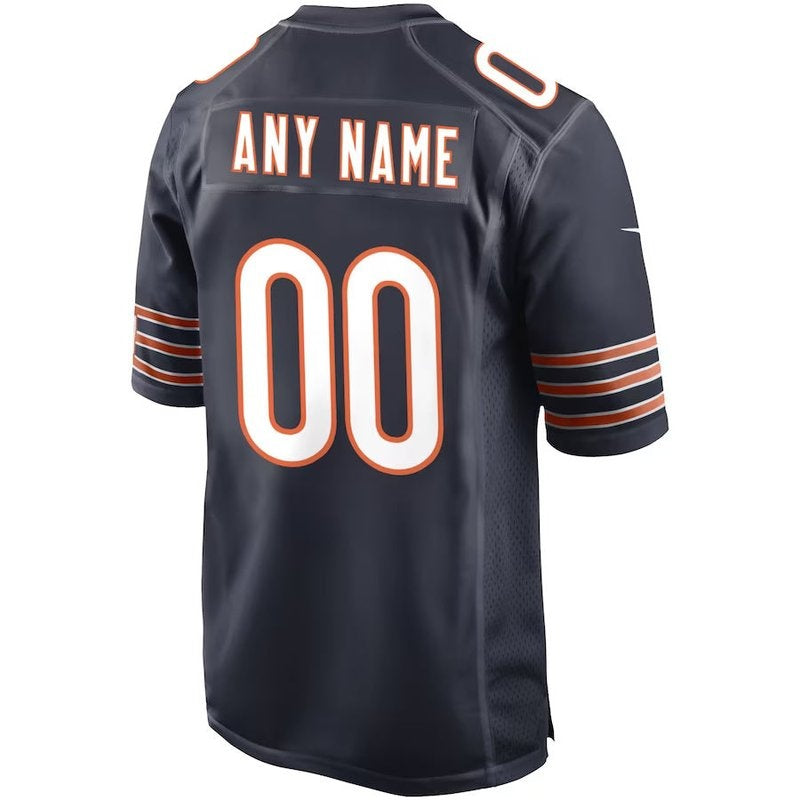 Chicago Bears - Personalizada NFL Game Camisa - Navy
