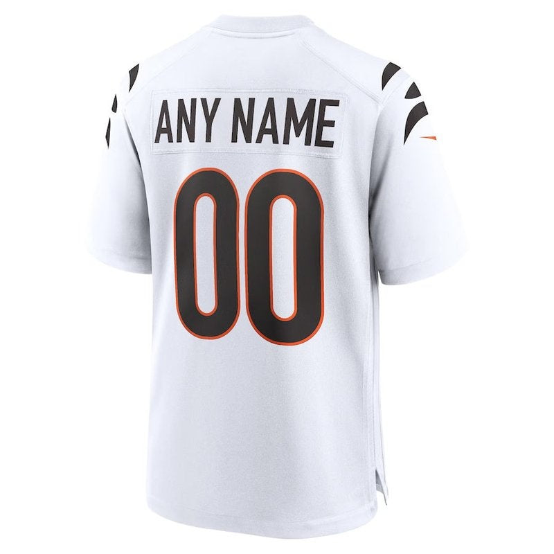 Cincinnati Bengals - Personalizada NFL Game Camisa - Branca