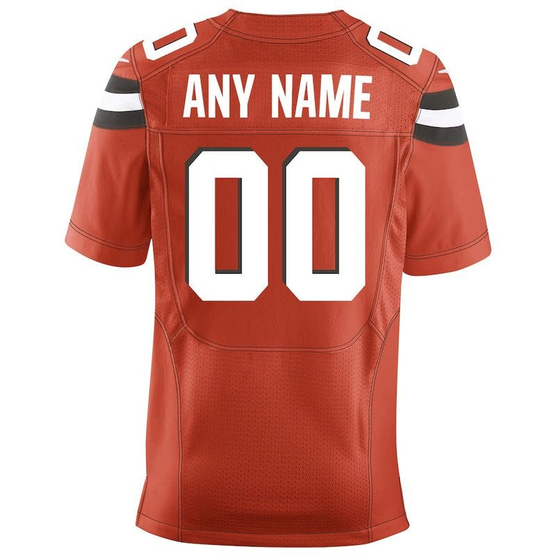 Cleveland Browns - Personalizada Alternate NFL Camisa - Brown - Orange