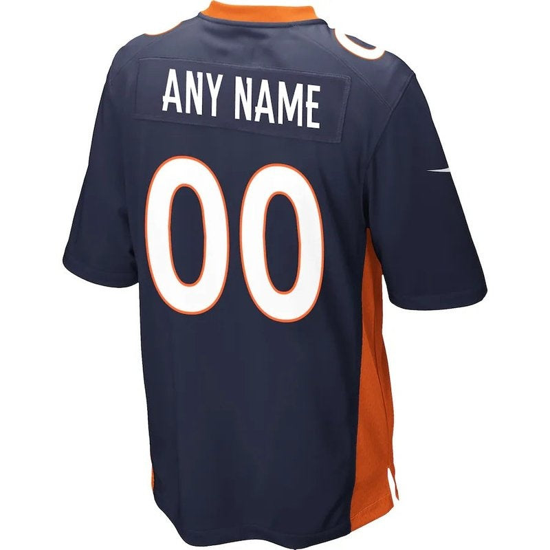Denver Broncos - Alternate Personalizada NFL Game Camisa - Navy