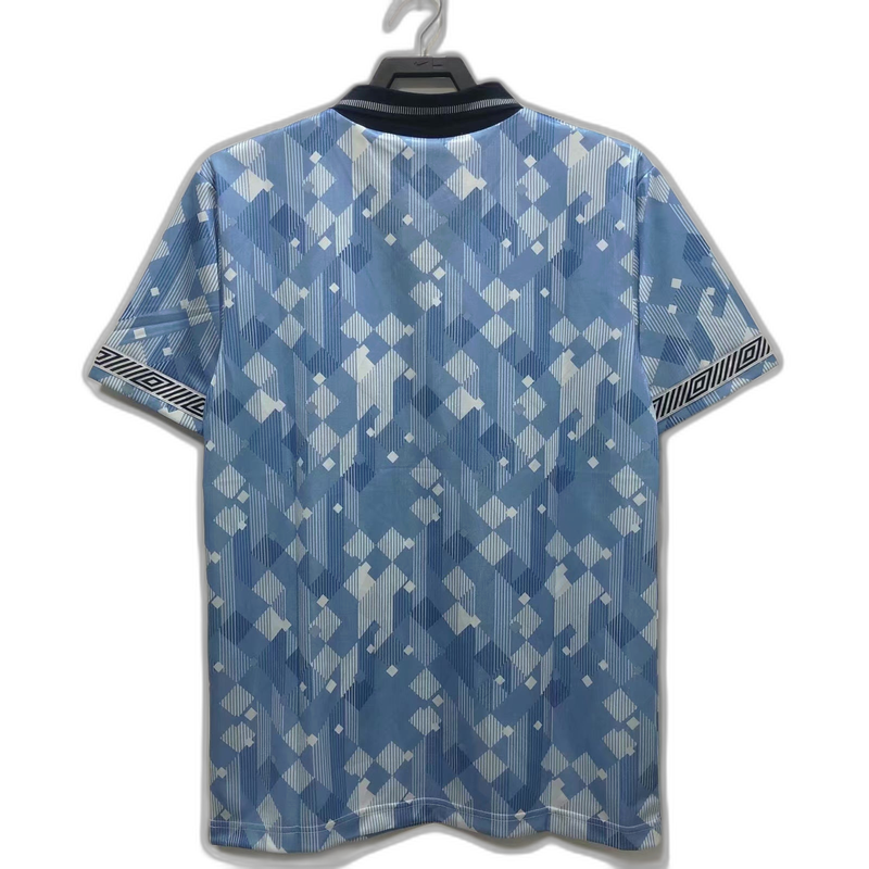 England 1990 Azul Edição Camisa - Versão Retrô