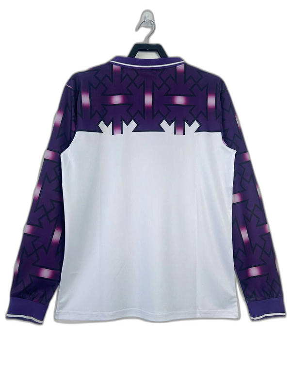 Fiorentina 92/93 II Away Camisa - Manga Longa Versão Retrô