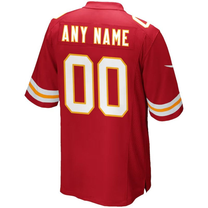 Kansas City Chiefs - Personalizada NFL Game Camisa - Vermelha