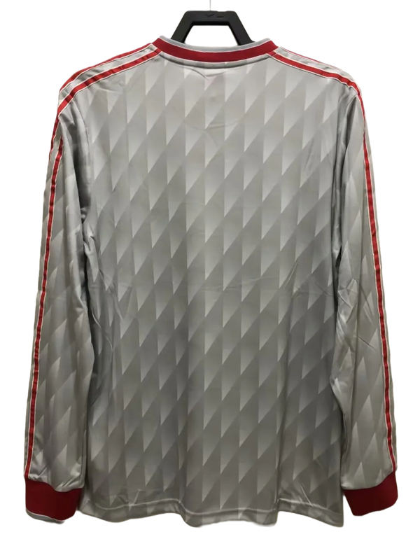 Liverpool 89/91 II Away Camisa - Manga Longa Versão Retrô