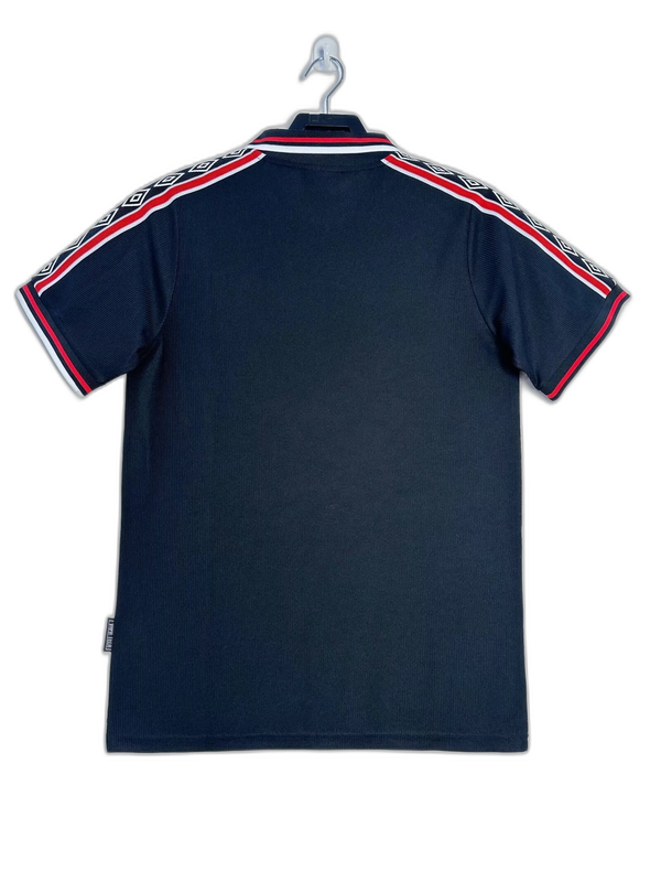 Manchester United 98/99 Preta Camisa - Versão Retrô