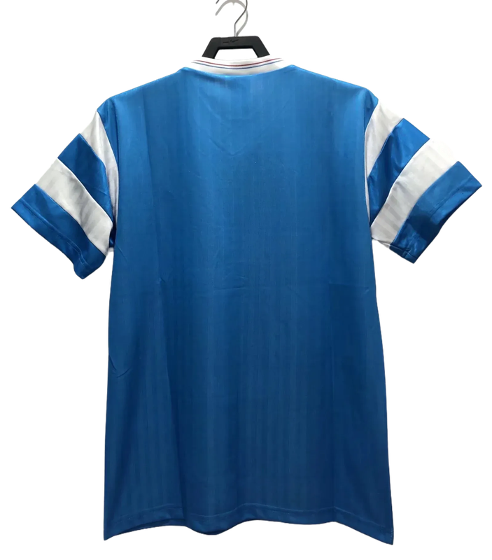 Marseille 1990 Azul Edição Camisa - Versão Retrô