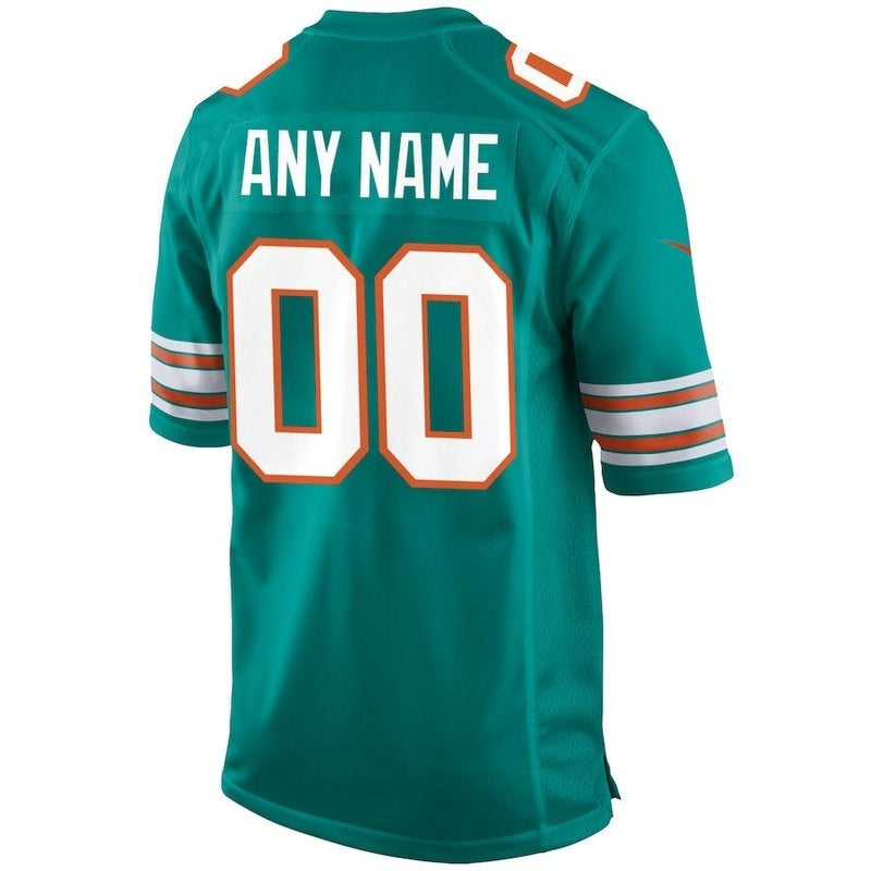 Miami Dolphins - Aqua Alternate Personalizada NFL Game Camisa