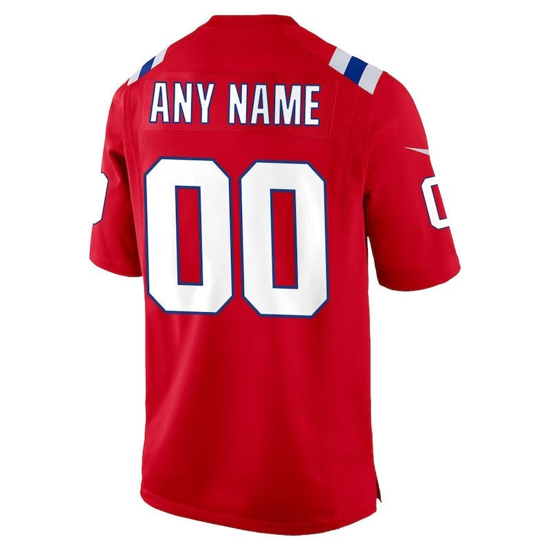 Patriots - Alternate Personalizada NFL Camisa - Vermelha