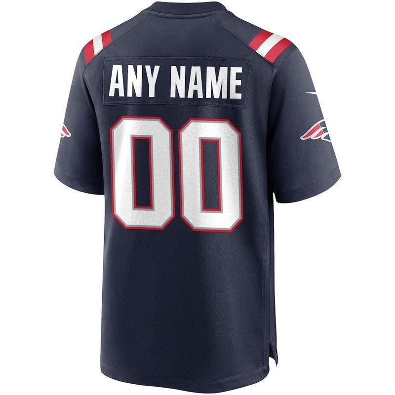 Patriots - Personalizada NFL Game Camisa - Navy