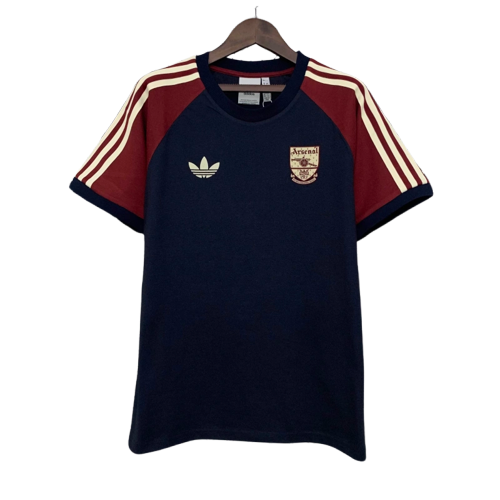 Arsenal 25/26 Casual Edição Camisa - Navy Azul - Versão Torcedor
