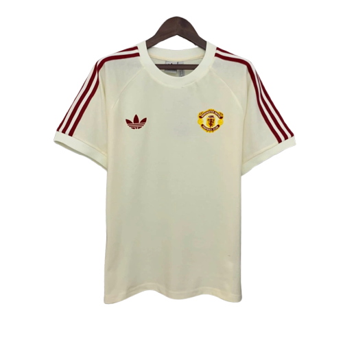 Manchester United 25/26 Casual Edição Camisa - Branca - Versão Torcedor