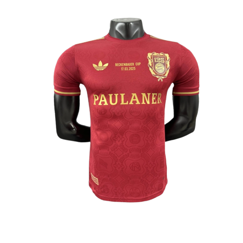 Bayern Munich 25/26 125th Edição Aniversário Camisa - Vermelha - Versão Jogador