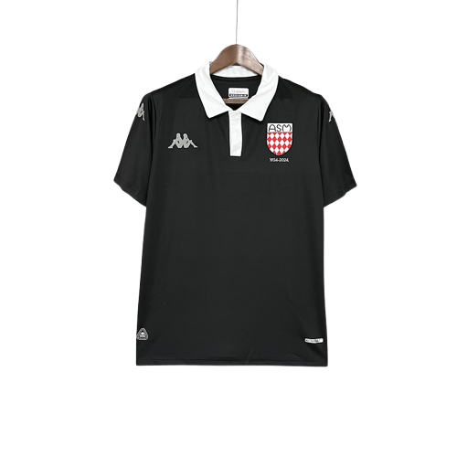 Monaco 25/26 100th Edição Aniversário Camisa - Preta - Versão Torcedor
