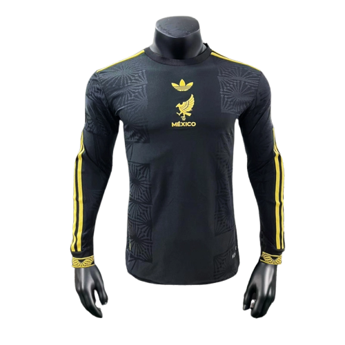 Mexico 25/26 Dourada Cup Edição Camisa - Preta - Manga Longa