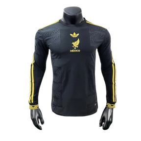 Mexico 25/26 Gold Cup Edition Jersey - Black - Long Sleeve