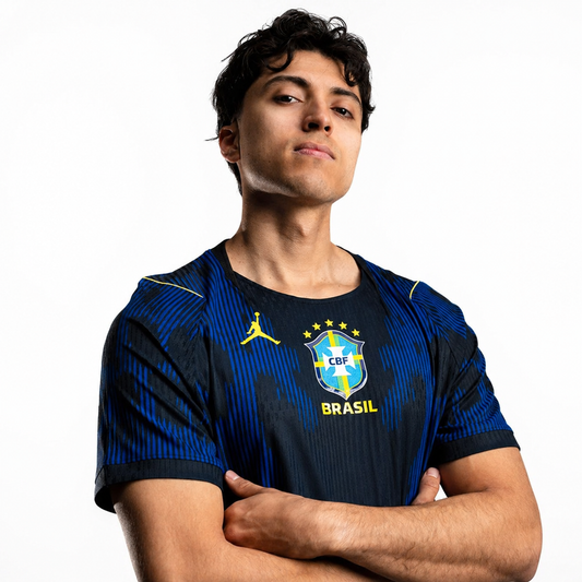 Brazil Away Blue 2026 - Brasil Jordan Fan Version World Cup 2026
