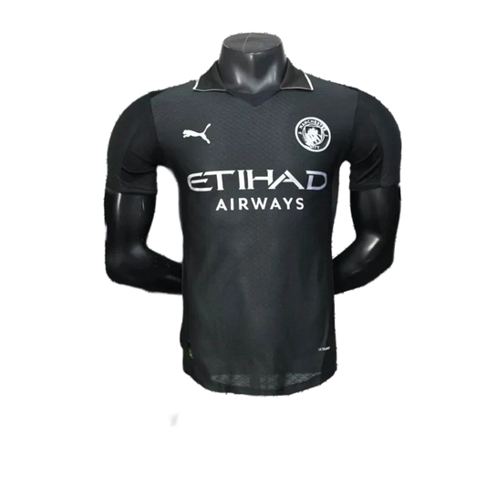 Manchester City 25/26 Edição Especial Camisa - Preta - Versão Jogador