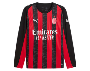 AC Milan 25/26 I Home Jersey - Long Sleeve