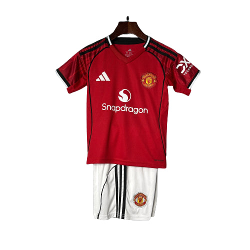 Manchester United 25/26 I Home - Kit Infantil