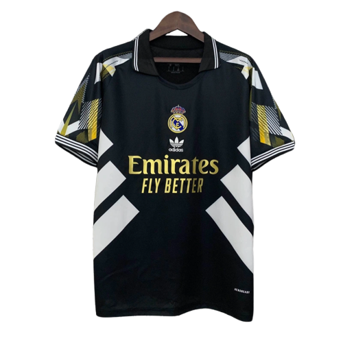Real Madrid 25/26 Edição Especial Camisa - Preta - Versão Torcedor