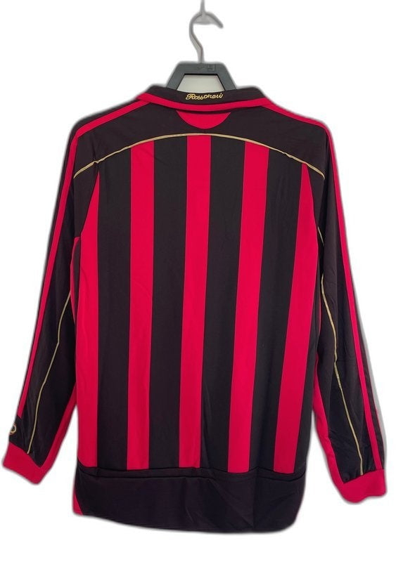 AC Milan 06/07 I Home Camisa - Manga Longa Versão Retrô