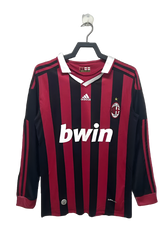 AC Milan 09/10 I Home Jersey - Long Sleeve Retro Version