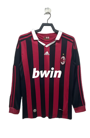 AC Milan 09/10 I Home Jersey - Long Sleeve Retro Version