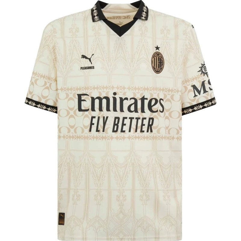 AC Milan 23/24 Pleasures Light Camisa - Versão Torcedor