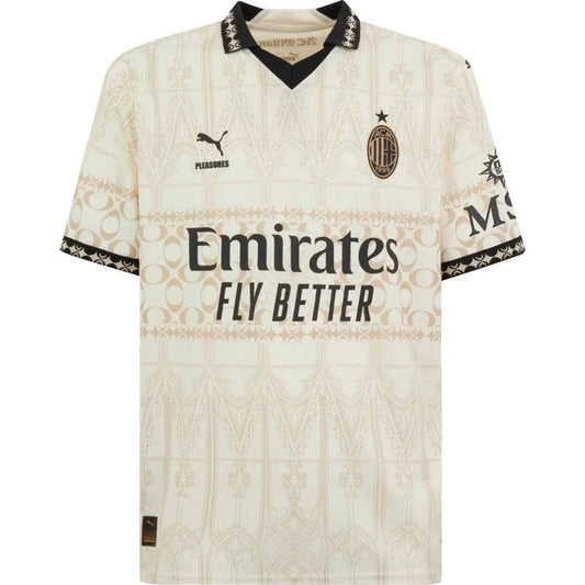 AC Milan 23/24 Pleasures Light Camisa - Versão Torcedor