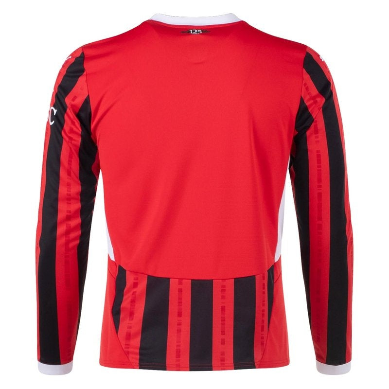 AC Milan 24/25 I Home Camisa - Manga Longa