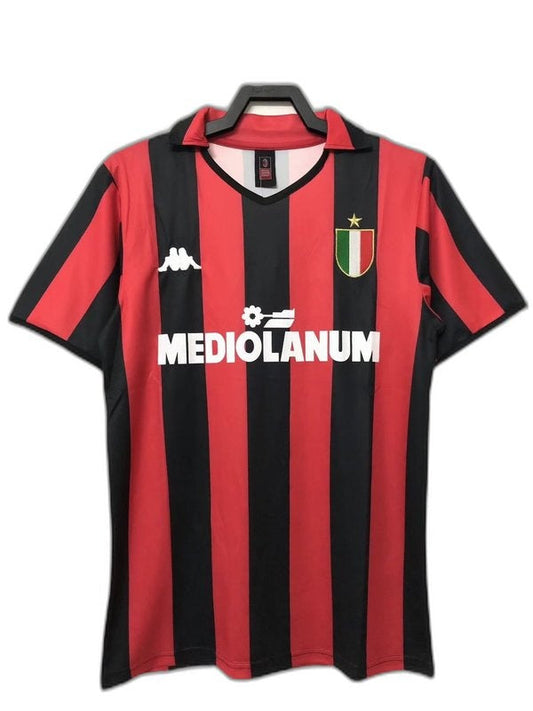 AC Milan 88/89 I Home Camisa - Versão Retrô