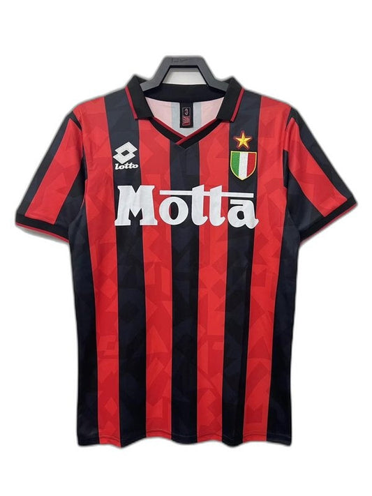 AC Milan 93/94 I Home Camisa - Versão Retrô