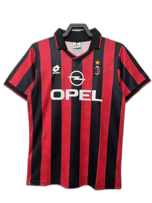 AC Milan 95/96 I Home Camisa - Versão Retrô