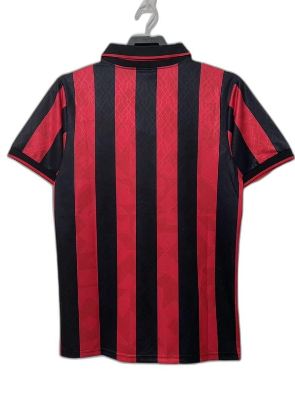 AC Milan 95/96 I Home Camisa - Versão Retrô
