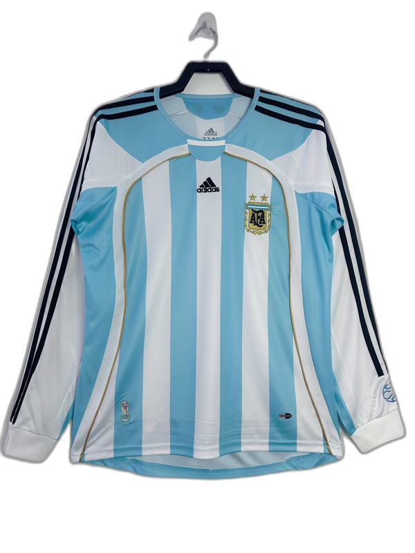 Argentina 06/07 I Home Camisa - Manga Longa Versão Retrô