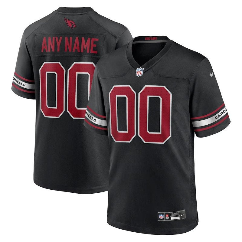 Arizona Cardinals - Alternate Personalizada NFL Game Camisa - Preta
