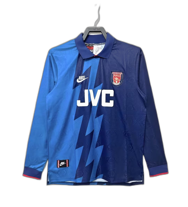 Arsenal 95/96 II Away Camisa - Manga Longa Versão Retrô