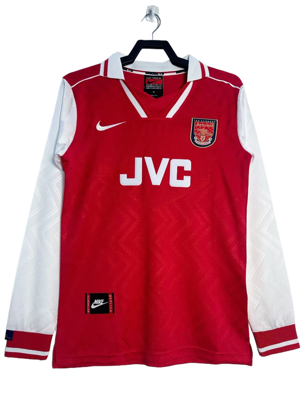 Arsenal 96/97 I Home Camisa - Manga Longa Versão Retrô