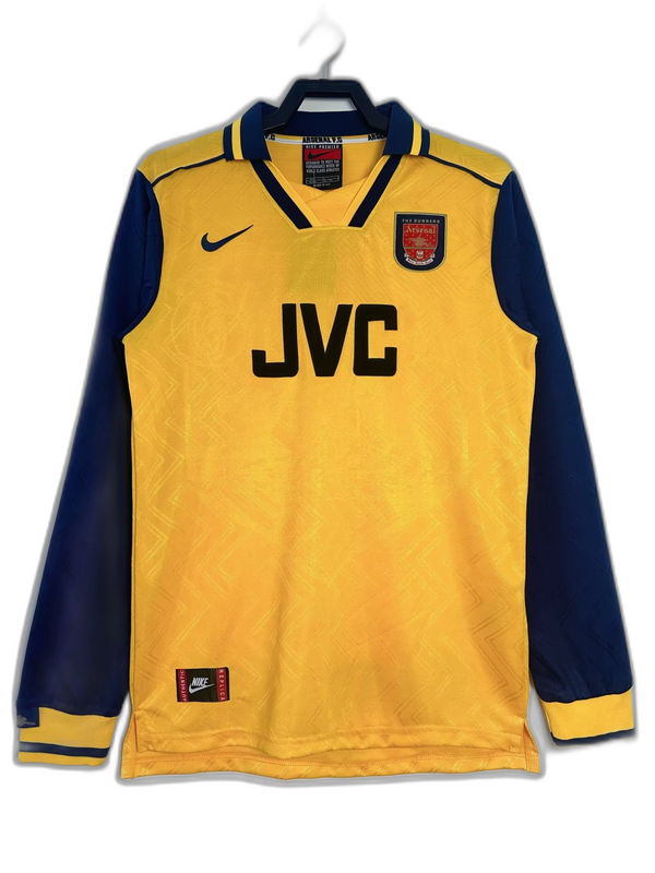 Arsenal 96/97 II Away Camisa - Manga Longa Versão Retrô