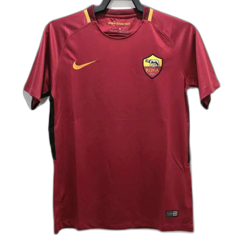 AS Roma 17/18 I Home Camisa - Versão Retrô