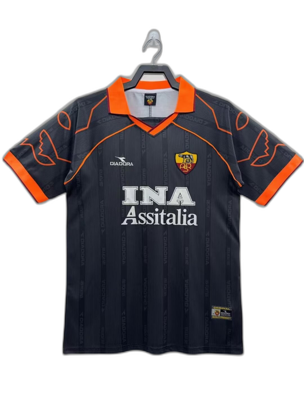 AS Roma 99/00 II Away Camisa - Versão Retrô